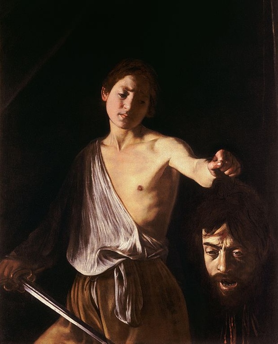 Caravaggio David mit dem Haupte Goliaths