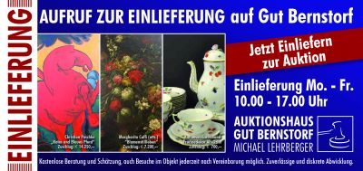 5. Kunst und Antiquittenauktion auf Gut Bernstorf Auktion Kranzberg