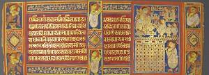 Heilige und Asketen  Miniaturmalerei der Jaina aus Indien