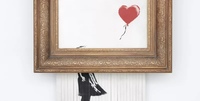 Banksy geschreddertes Werk erzielt Rekordpreis von 25,3 Millionen Dollar