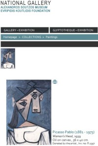 Picasso Gemlde aus Athener Museum gestohlen